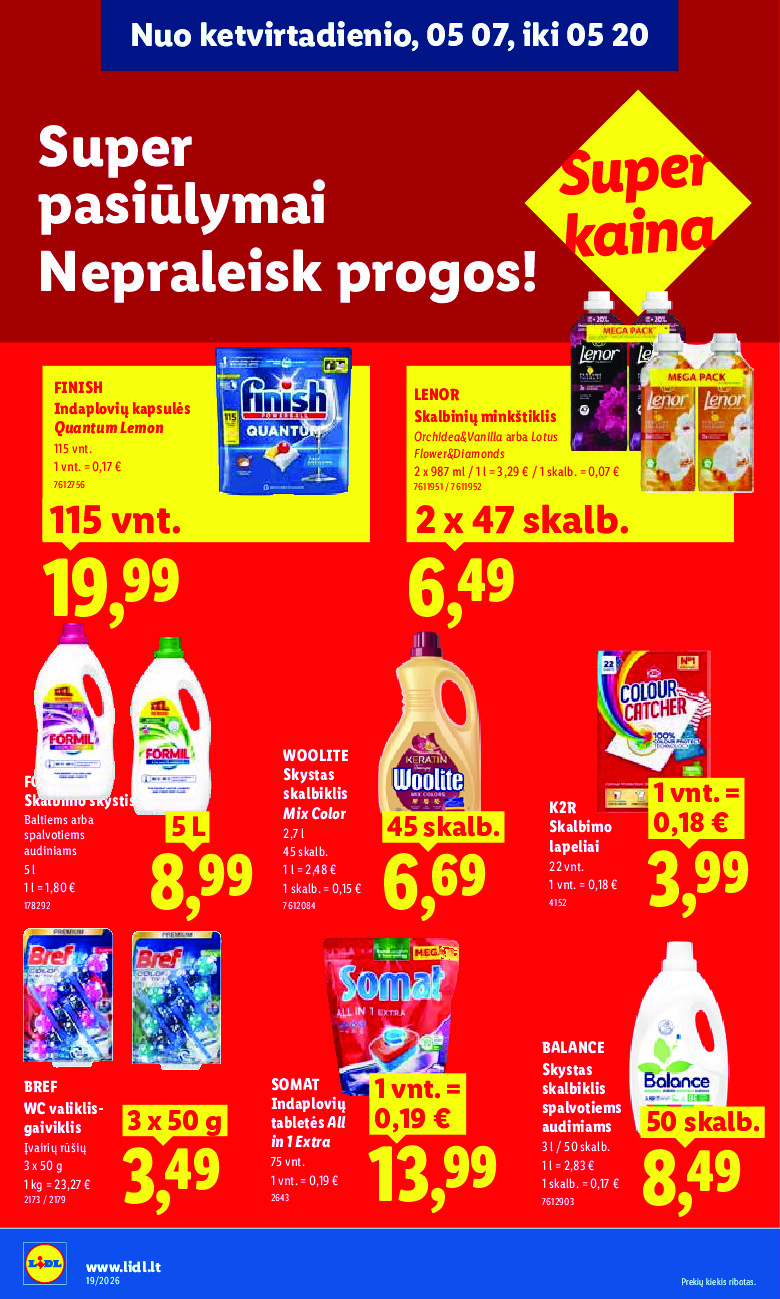 lidl - MAISTO PREKIŲ PASIŪLYMAI (2026-05-04 - 2026-05-10) - page: 24