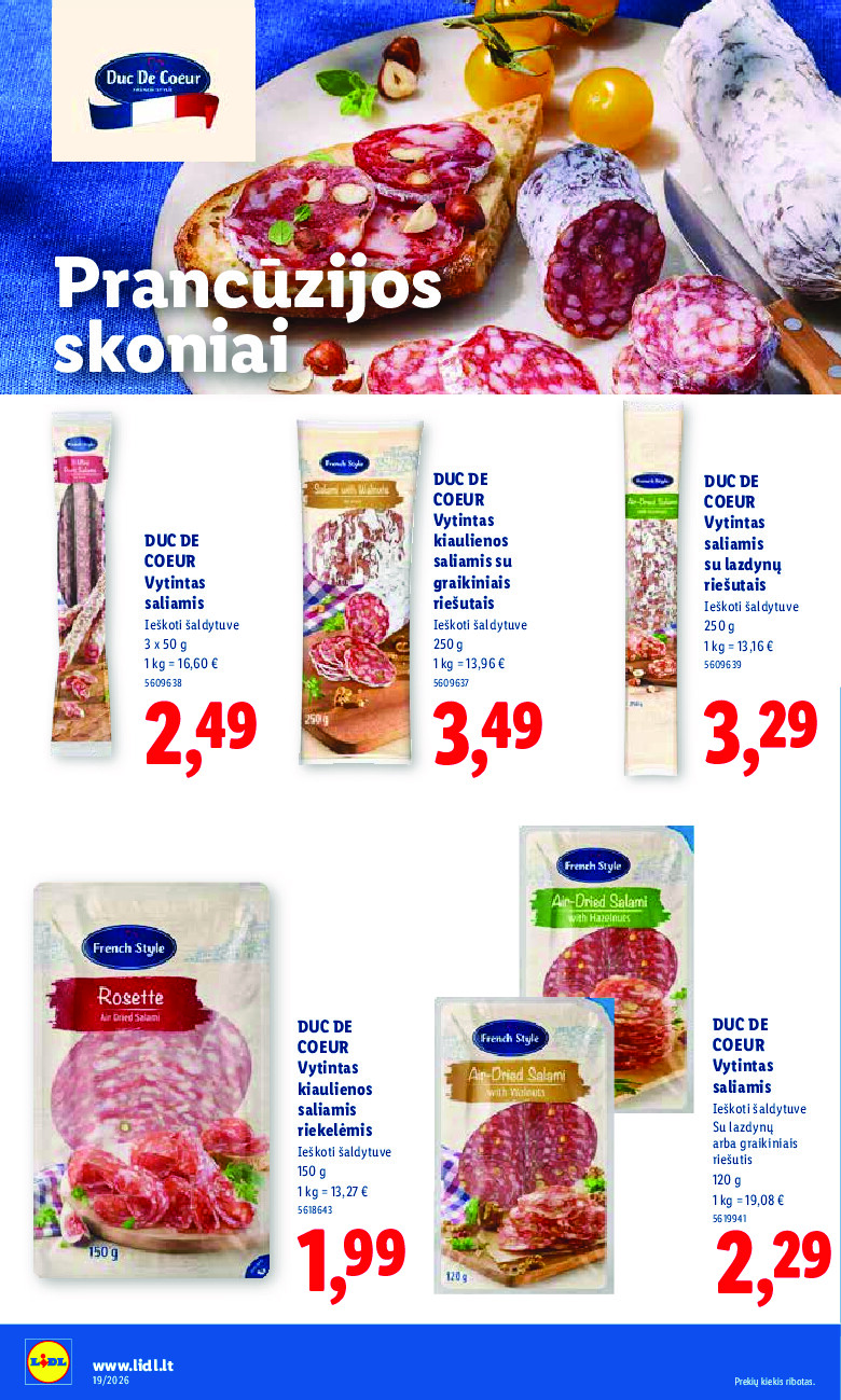 lidl - MAISTO PREKIŲ PASIŪLYMAI (2026-05-04 - 2026-05-10) - page: 26