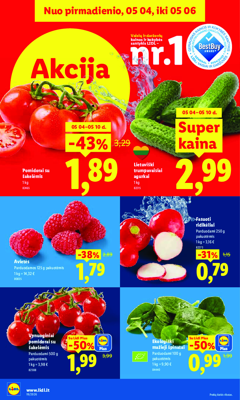 lidl - MAISTO PREKIŲ PASIŪLYMAI (2026-05-04 - 2026-05-10) - page: 4