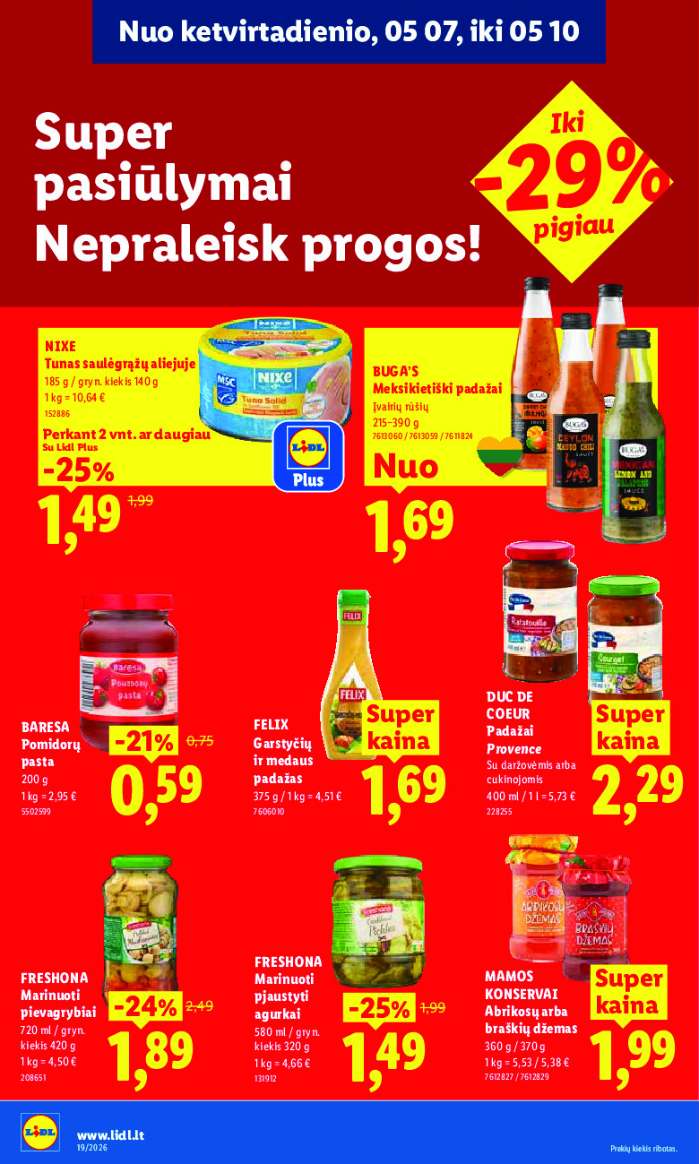 lidl - MAISTO PREKIŲ PASIŪLYMAI (2026-05-04 - 2026-05-10) - page: 42