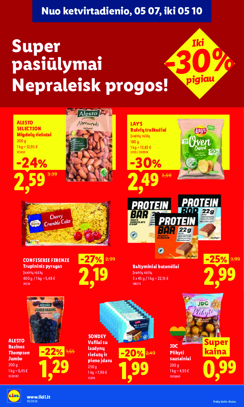 lidl - MAISTO PREKIŲ PASIŪLYMAI (2026-05-04 - 2026-05-10) - page: 46