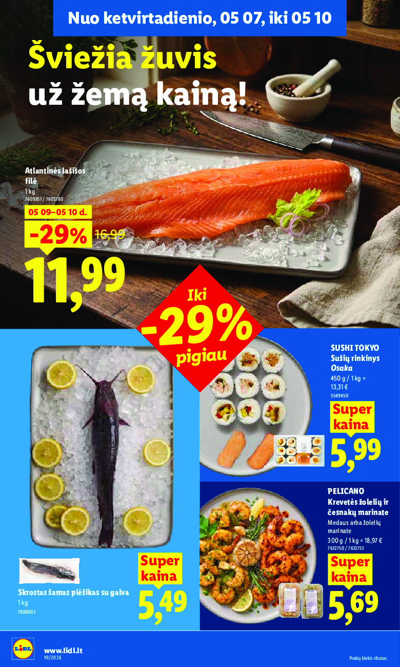 lidl - MAISTO PREKIŲ PASIŪLYMAI (2026-05-04 - 2026-05-10) - page: 50
