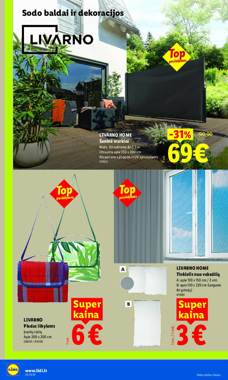 lidl - NE MAISTO PREKIŲ PASIŪLYMAI (2026-05-11 - 2026-05-17) - page: 2