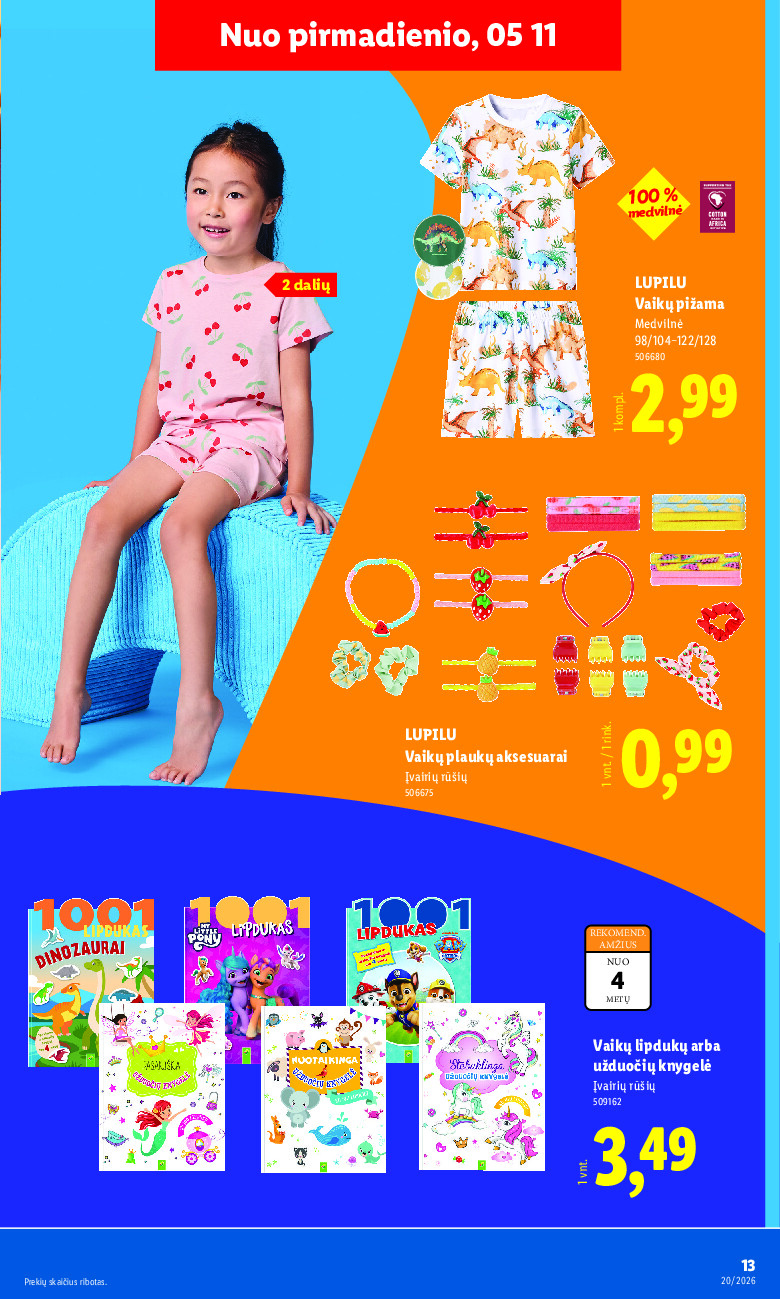 lidl - NE MAISTO PREKIŲ PASIŪLYMAI (2026-05-11 - 2026-05-17) - page: 13