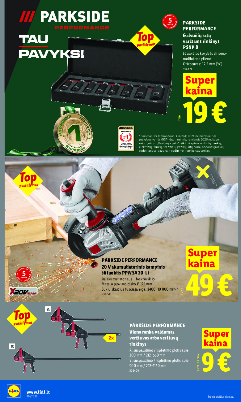 lidl - NE MAISTO PREKIŲ PASIŪLYMAI (2026-05-11 - 2026-05-17) - page: 16