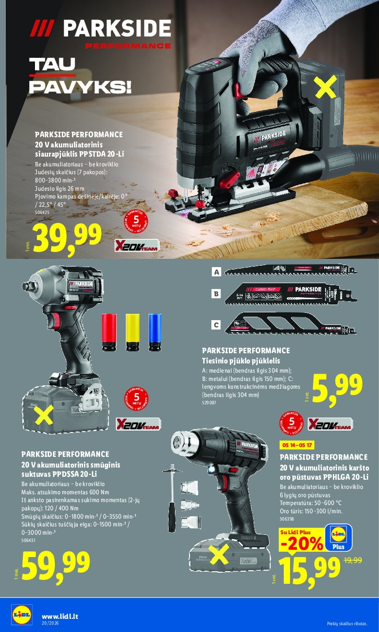 lidl - NE MAISTO PREKIŲ PASIŪLYMAI (2026-05-11 - 2026-05-17) - page: 18