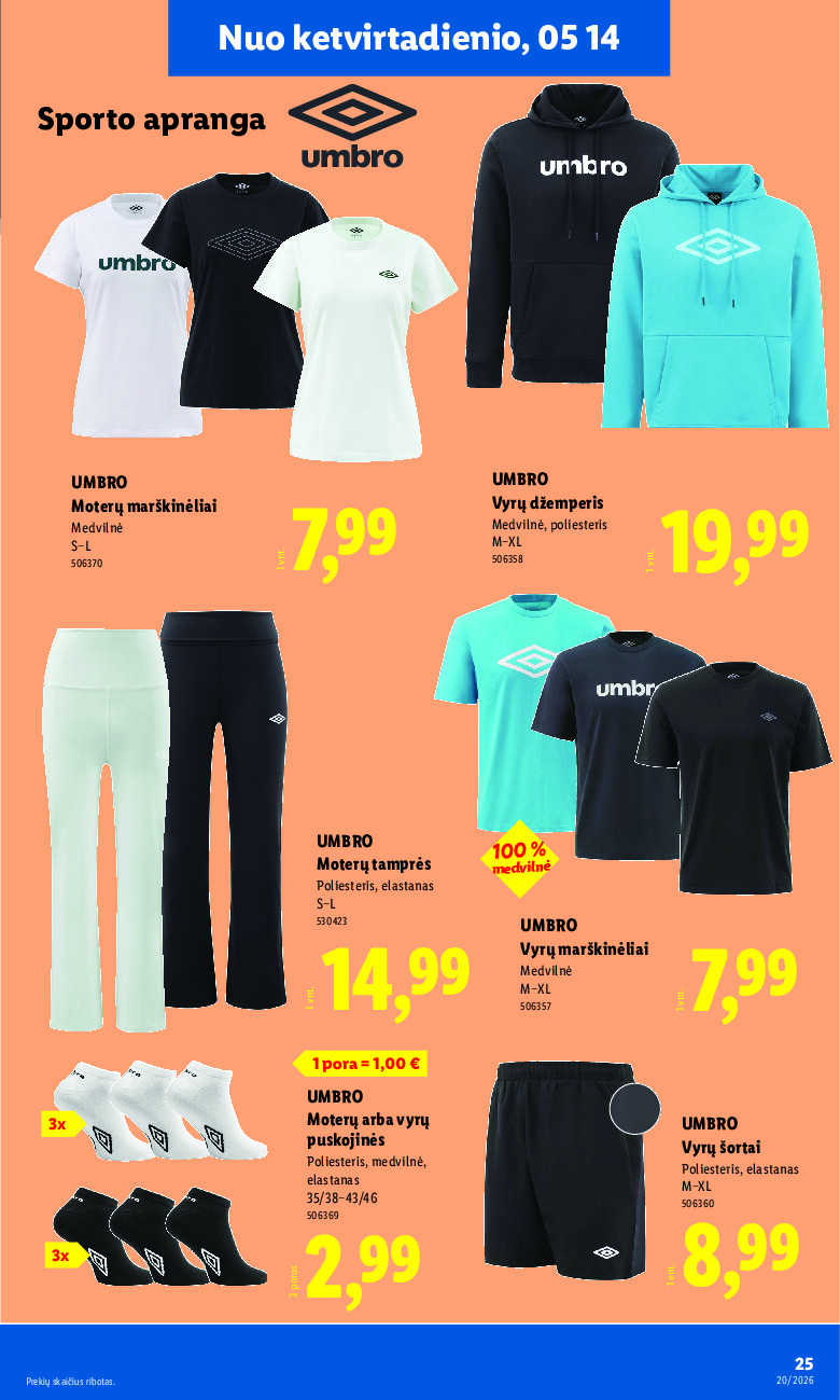 lidl - NE MAISTO PREKIŲ PASIŪLYMAI (2026-05-11 - 2026-05-17) - page: 25