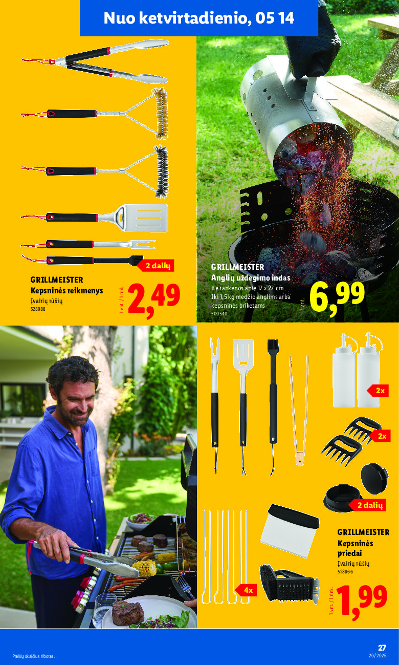lidl - NE MAISTO PREKIŲ PASIŪLYMAI (2026-05-11 - 2026-05-17) - page: 27