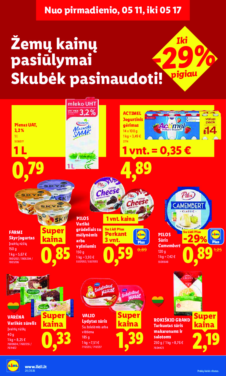 lidl - MAISTO PREKIŲ PASIŪLYMAI (2026-05-11 - 2026-05-17) - page: 12