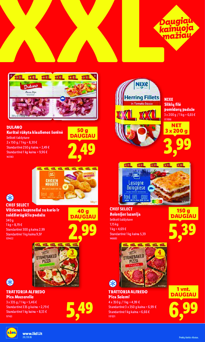 lidl - MAISTO PREKIŲ PASIŪLYMAI (2026-05-11 - 2026-05-17) - page: 20
