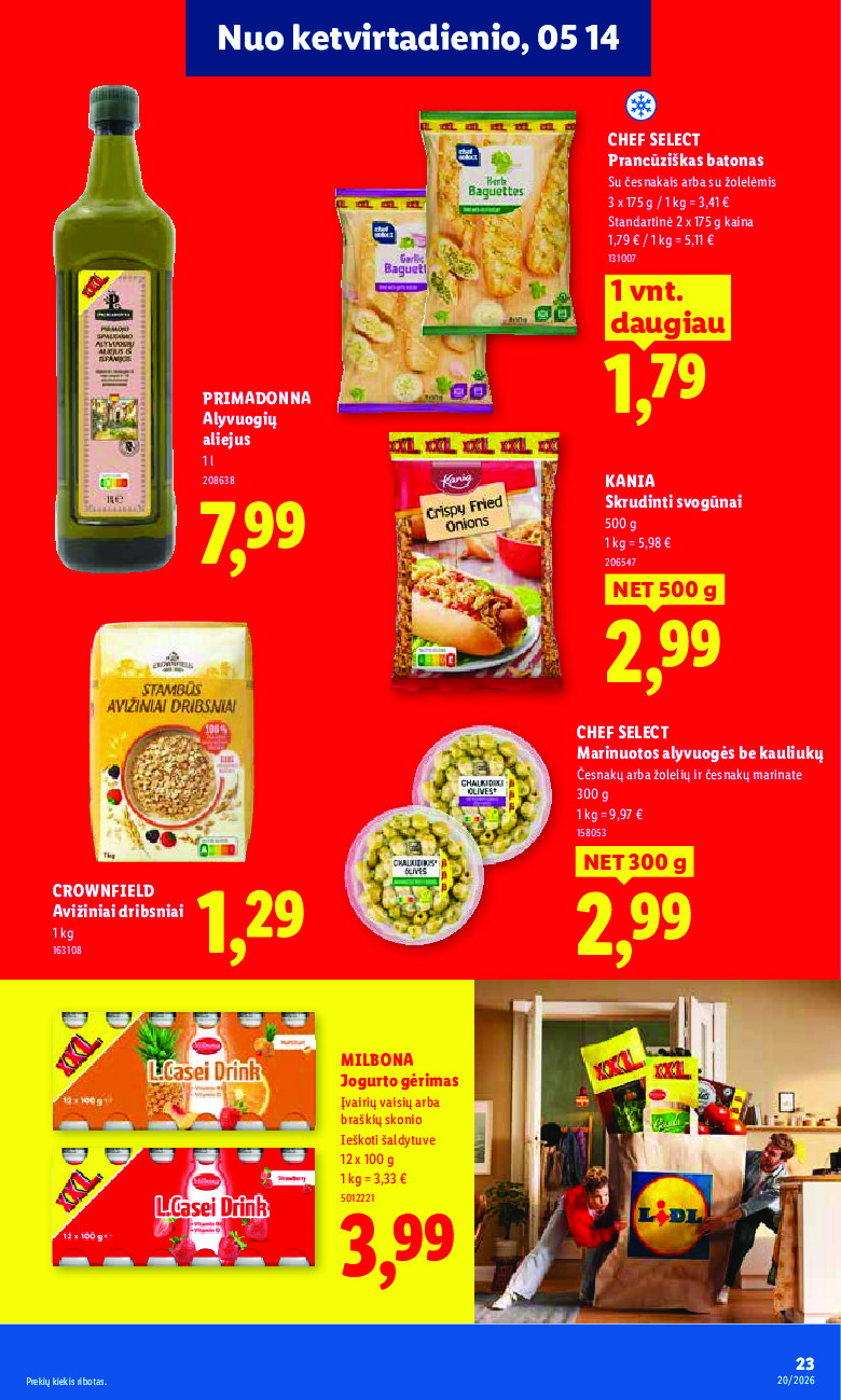 lidl - MAISTO PREKIŲ PASIŪLYMAI (2026-05-11 - 2026-05-17) - page: 23
