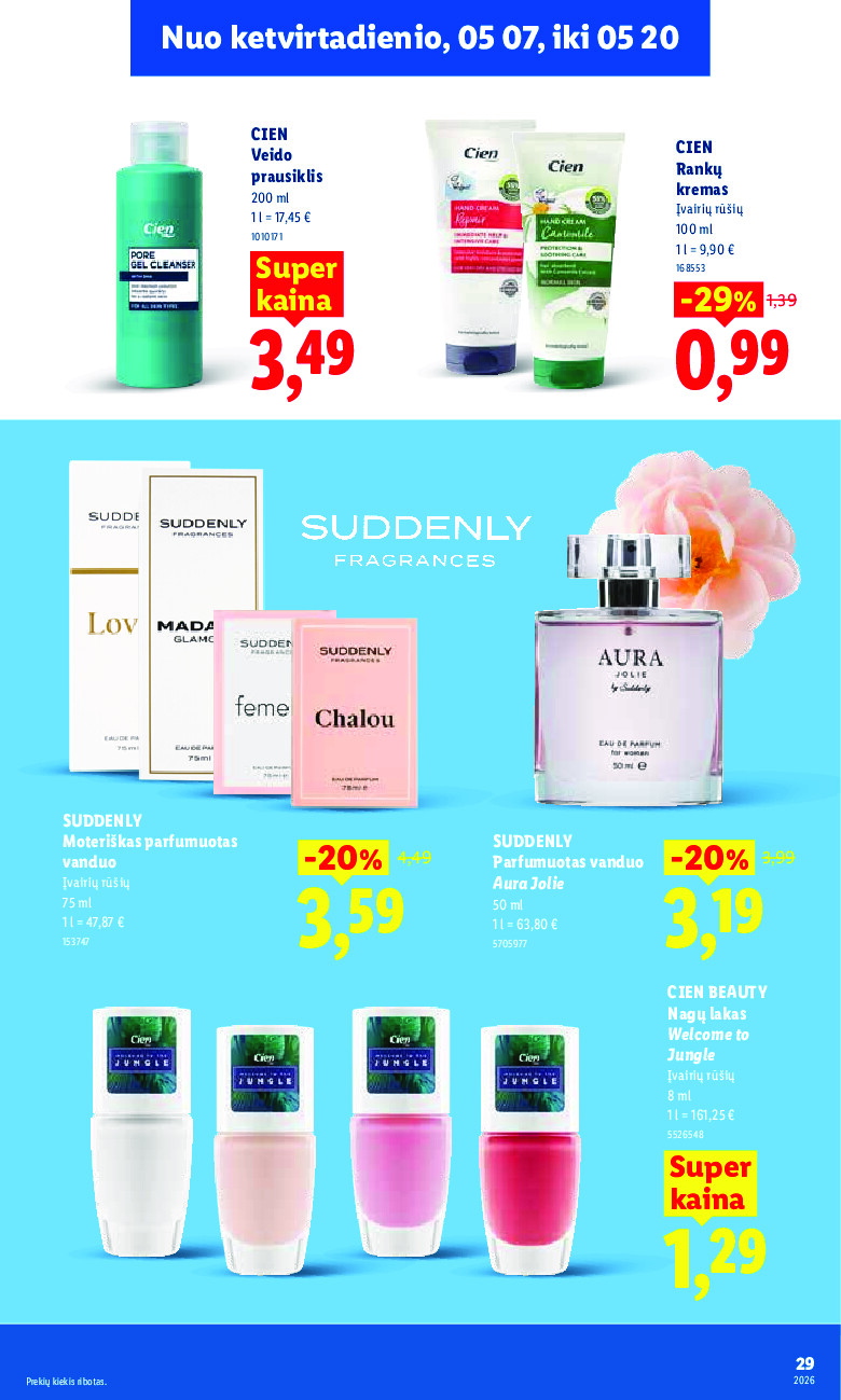 lidl - MAISTO PREKIŲ PASIŪLYMAI (2026-05-11 - 2026-05-17) - page: 29