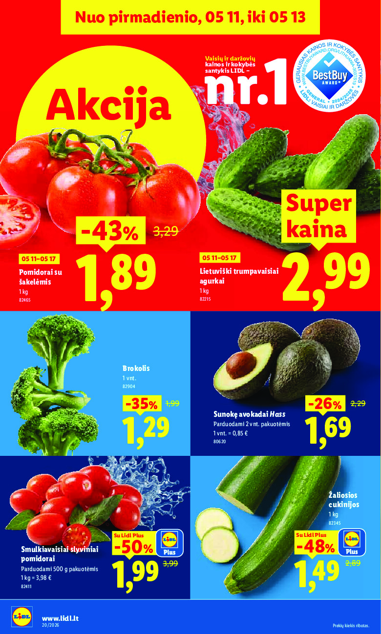 lidl - MAISTO PREKIŲ PASIŪLYMAI (2026-05-11 - 2026-05-17) - page: 4