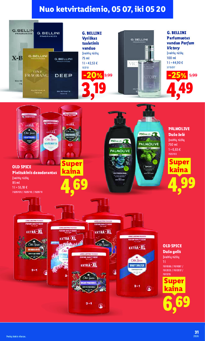 lidl - MAISTO PREKIŲ PASIŪLYMAI (2026-05-11 - 2026-05-17) - page: 31