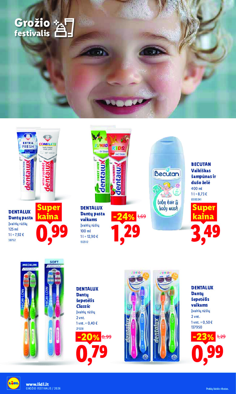 lidl - MAISTO PREKIŲ PASIŪLYMAI (2026-05-11 - 2026-05-17) - page: 34