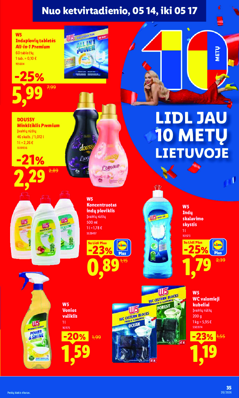 lidl - MAISTO PREKIŲ PASIŪLYMAI (2026-05-11 - 2026-05-17) - page: 41