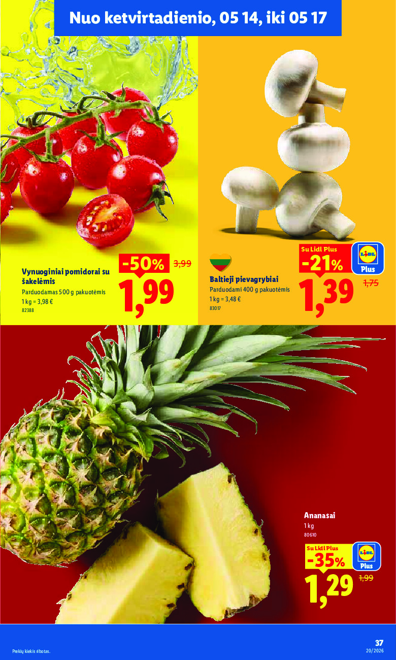lidl - MAISTO PREKIŲ PASIŪLYMAI (2026-05-11 - 2026-05-17) - page: 43