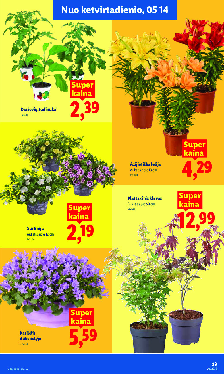 lidl - MAISTO PREKIŲ PASIŪLYMAI (2026-05-11 - 2026-05-17) - page: 45