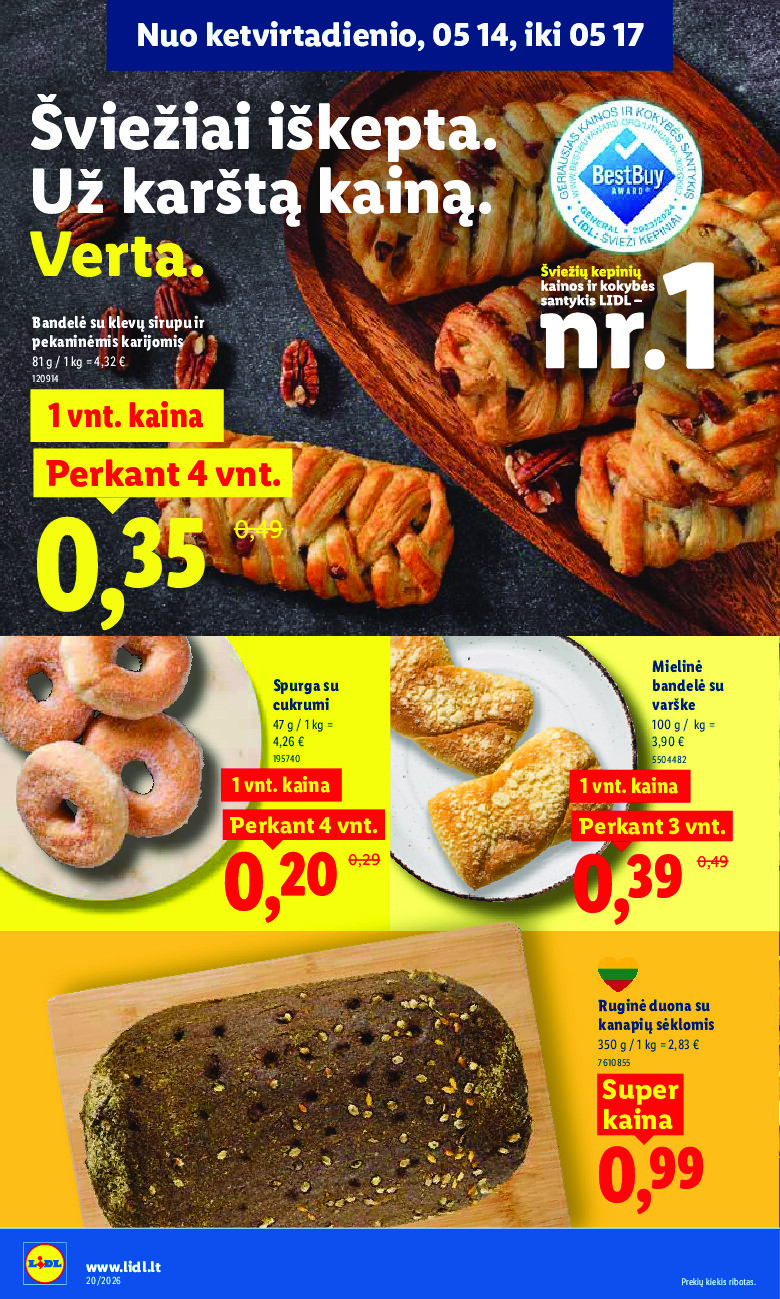 lidl - MAISTO PREKIŲ PASIŪLYMAI (2026-05-11 - 2026-05-17) - page: 46