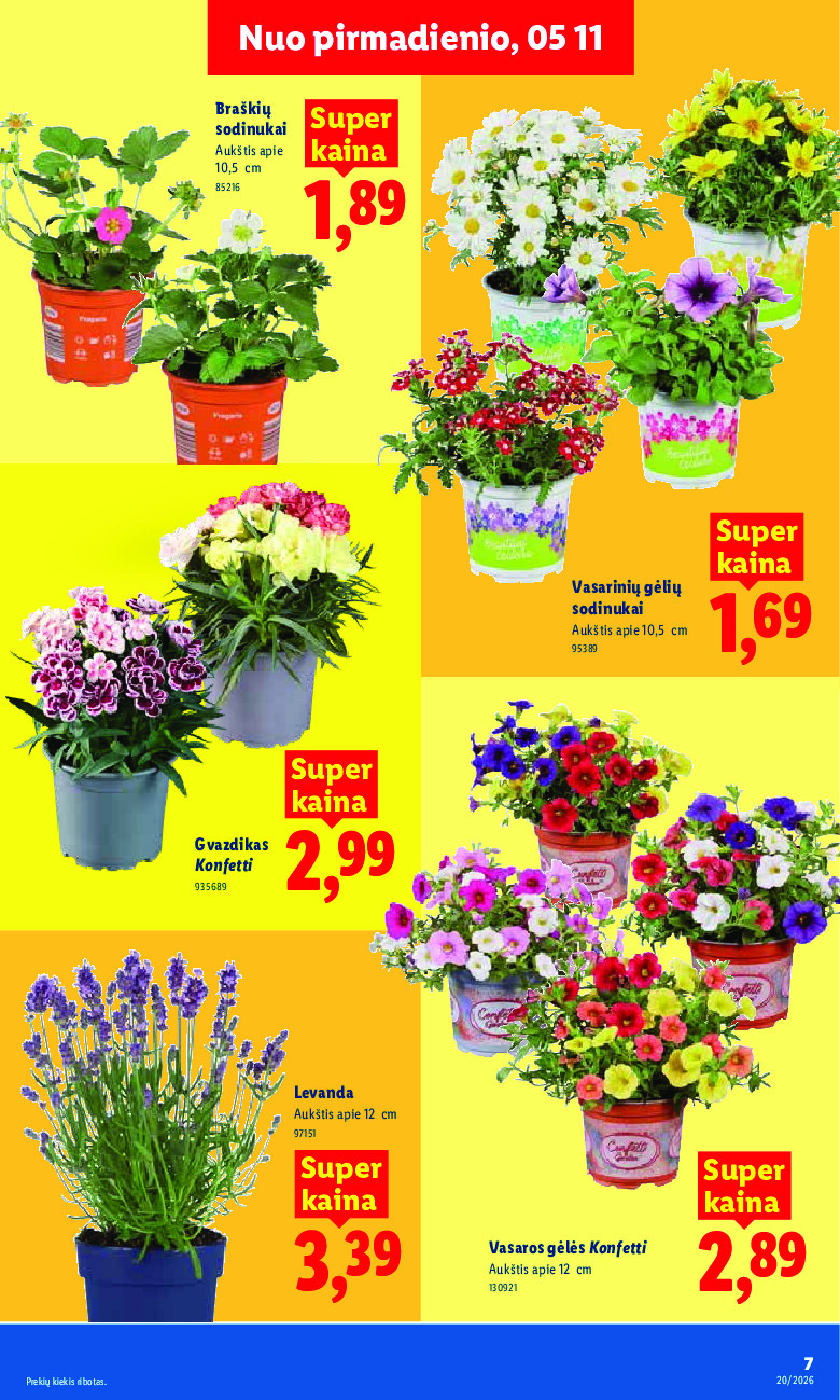 lidl - MAISTO PREKIŲ PASIŪLYMAI (2026-05-11 - 2026-05-17) - page: 7
