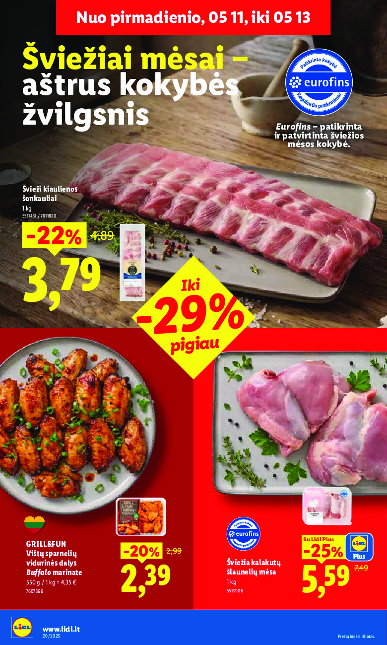 lidl - MAISTO PREKIŲ PASIŪLYMAI (2026-05-11 - 2026-05-17) - page: 10