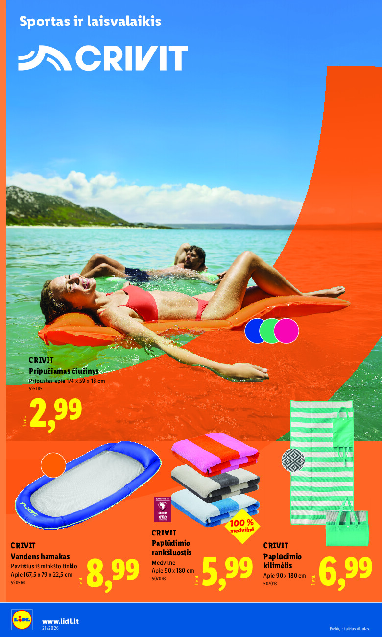 lidl - NE MAISTO PREKIŲ PASIŪLYMAI (2026-05-18 - 2026-05-24) - page: 14