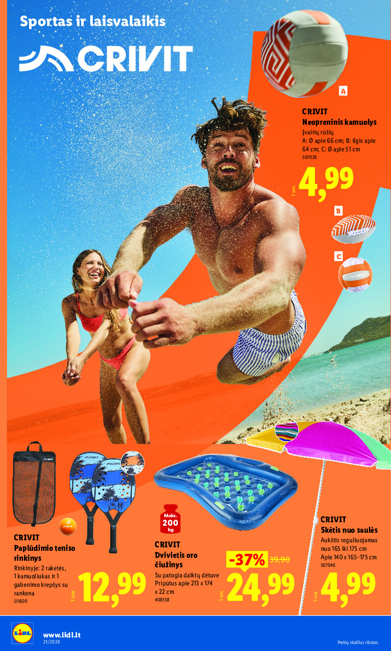 lidl - NE MAISTO PREKIŲ PASIŪLYMAI (2026-05-18 - 2026-05-24) - page: 16
