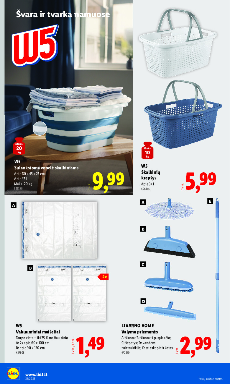 lidl - NE MAISTO PREKIŲ PASIŪLYMAI (2026-05-18 - 2026-05-24) - page: 20
