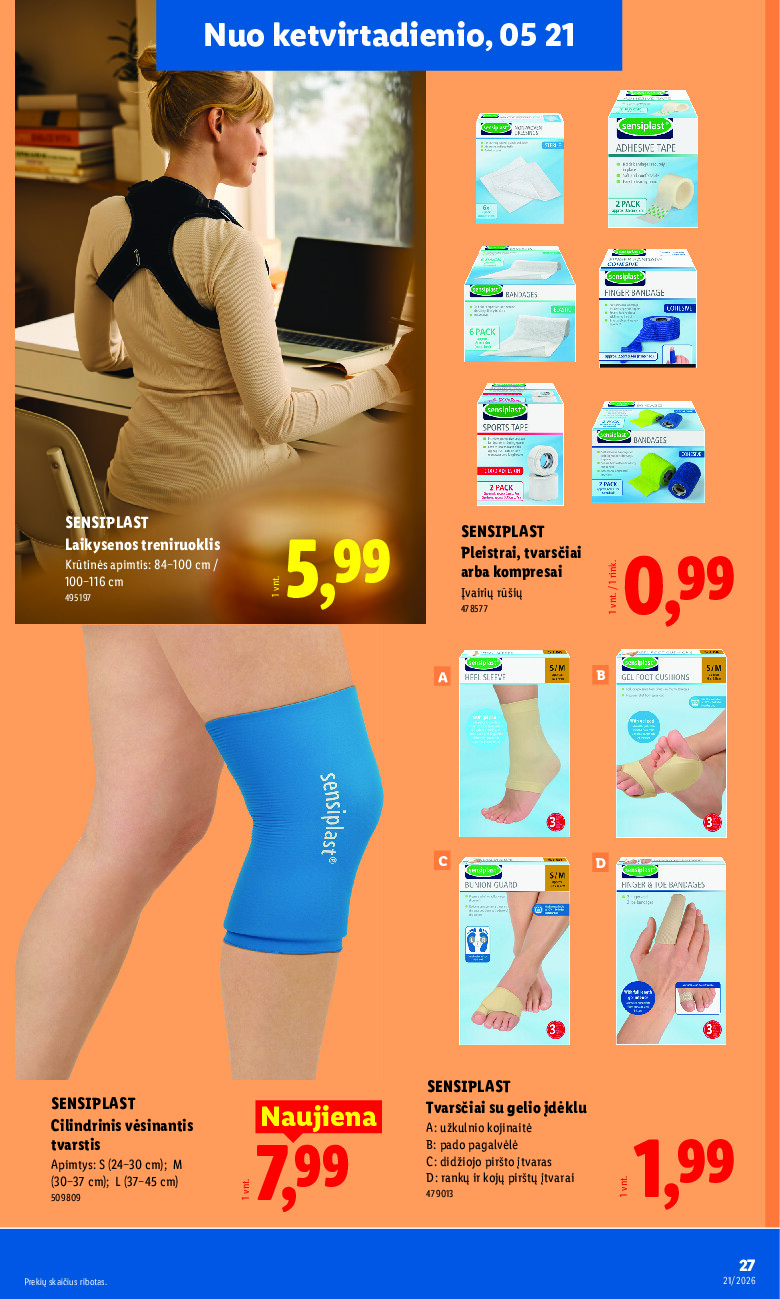 lidl - NE MAISTO PREKIŲ PASIŪLYMAI (2026-05-18 - 2026-05-24) - page: 27