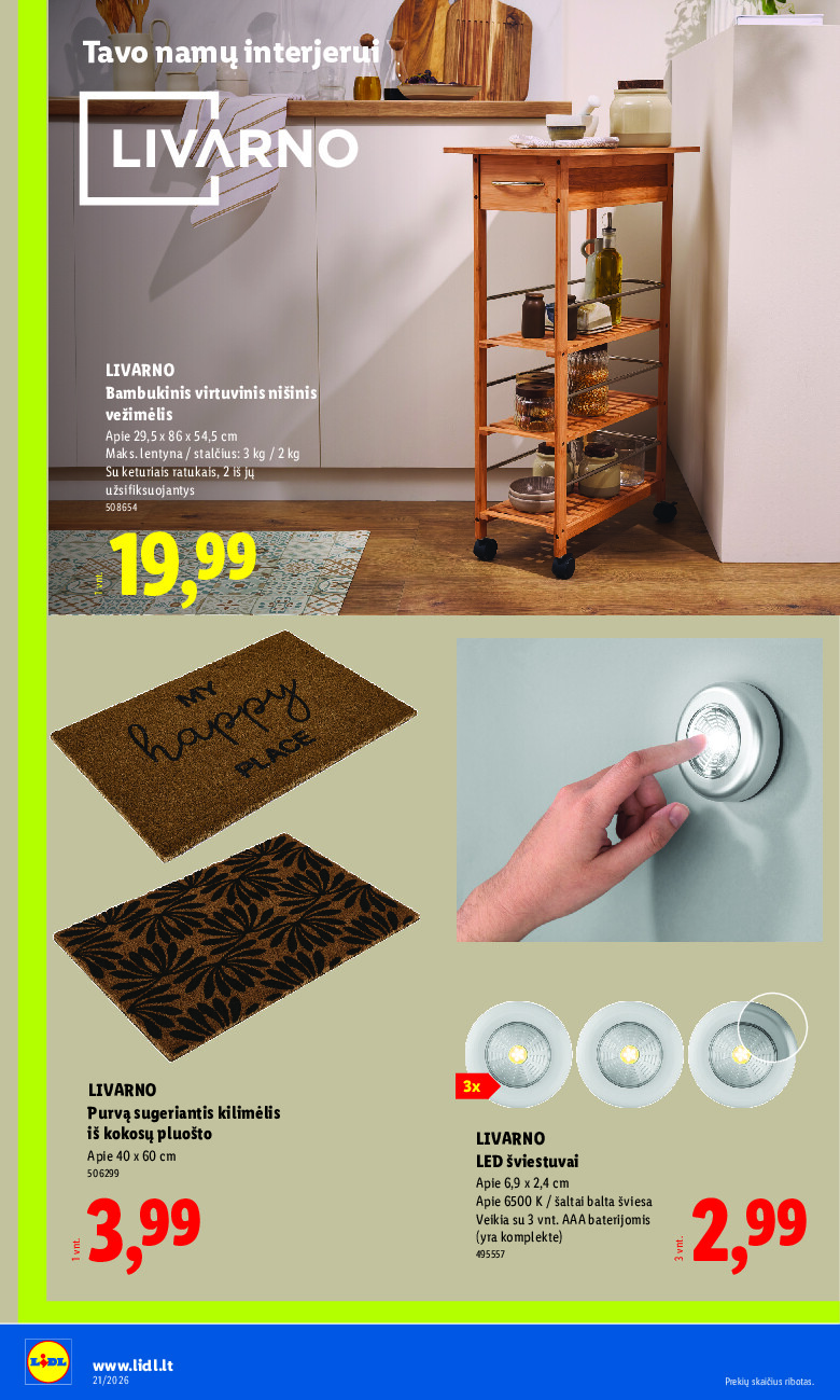 lidl - NE MAISTO PREKIŲ PASIŪLYMAI (2026-05-18 - 2026-05-24) - page: 8