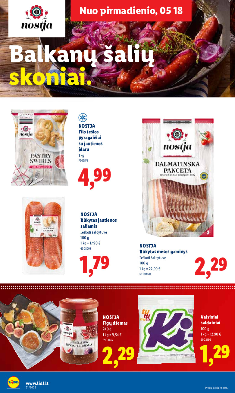 lidl - MAISTO PREKIŲ PASIŪLYMAI (2026-05-18 - 2026-05-24) - page: 12