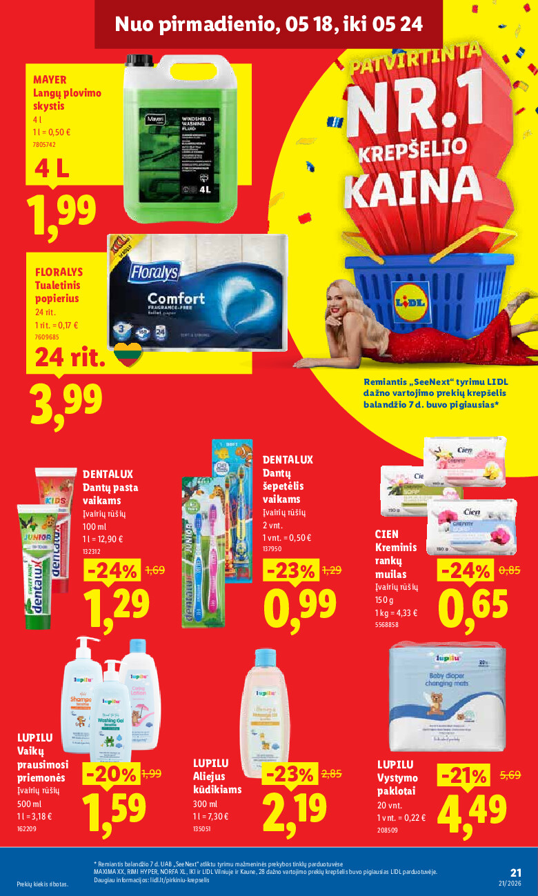 lidl - MAISTO PREKIŲ PASIŪLYMAI (2026-05-18 - 2026-05-24) - page: 21