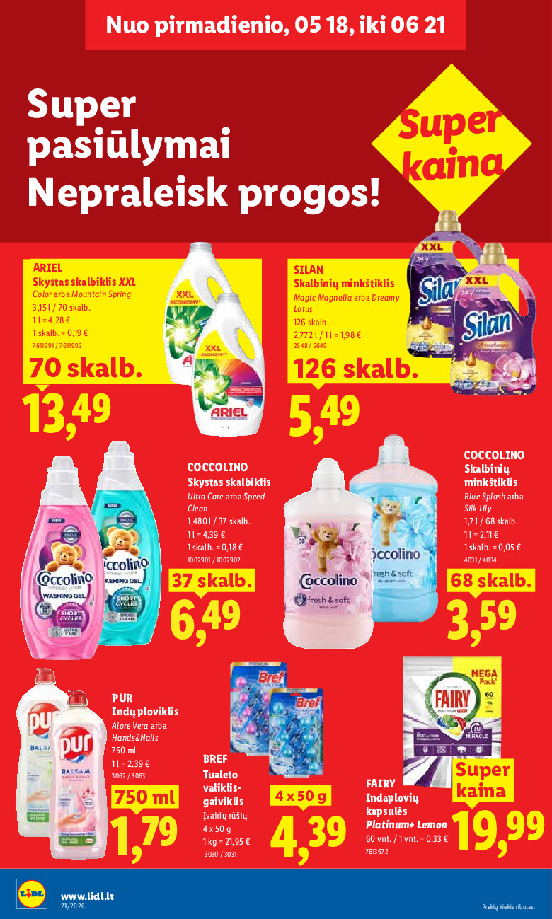 lidl - MAISTO PREKIŲ PASIŪLYMAI (2026-05-18 - 2026-05-24) - page: 32