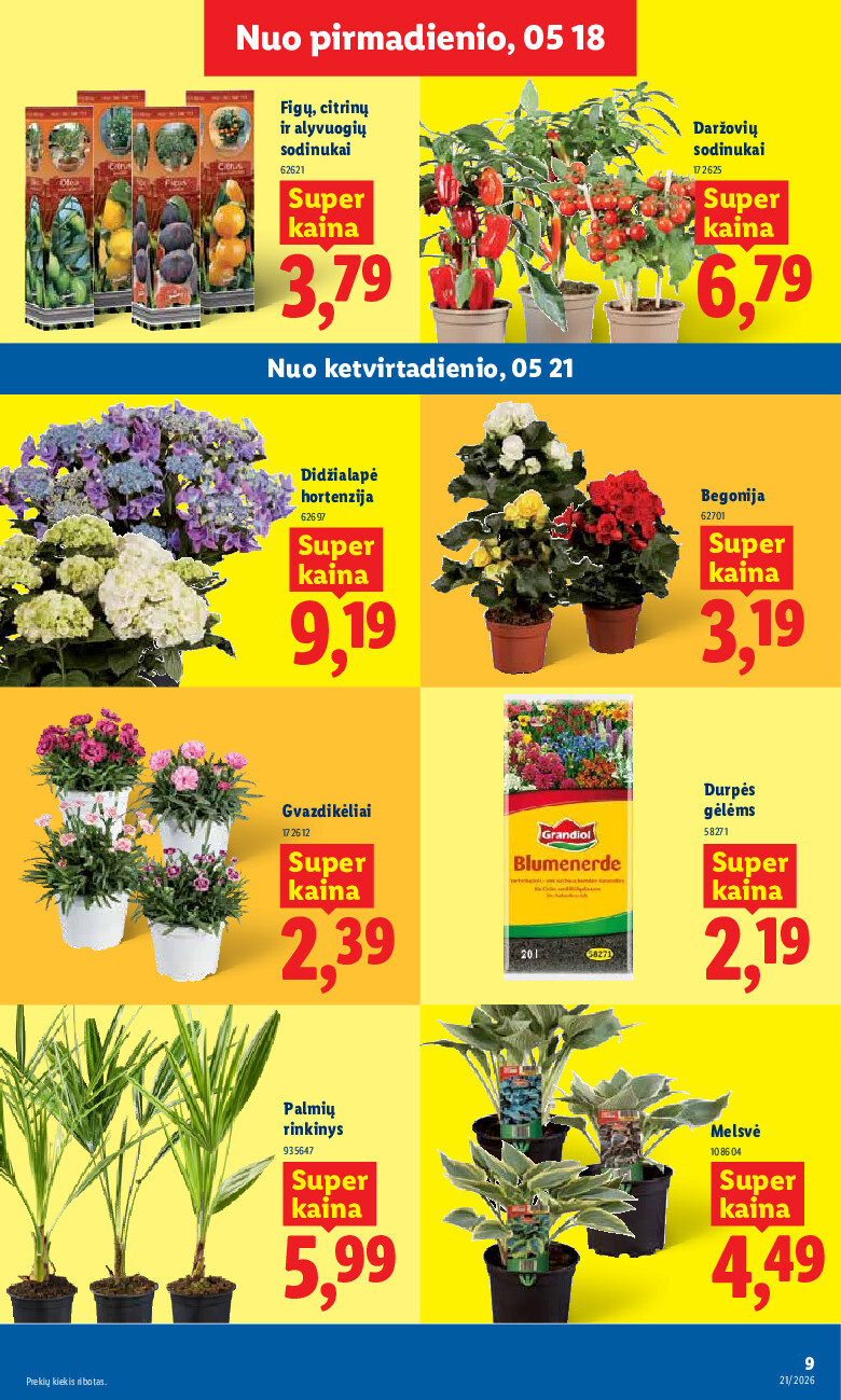 lidl - MAISTO PREKIŲ PASIŪLYMAI (2026-05-18 - 2026-05-24) - page: 9