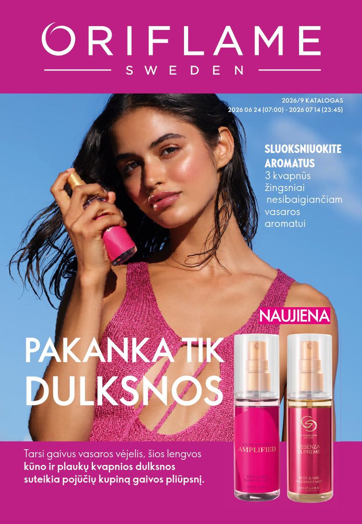 oriflame - ORIFLAME - Katalogas (2026 06 24 - 2026 07 14) - page: 1