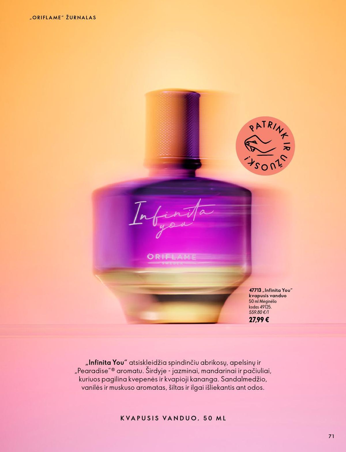oriflame - ORIFLAME - Katalogas (2026 10 07 - 2026 11 17) - page: 36