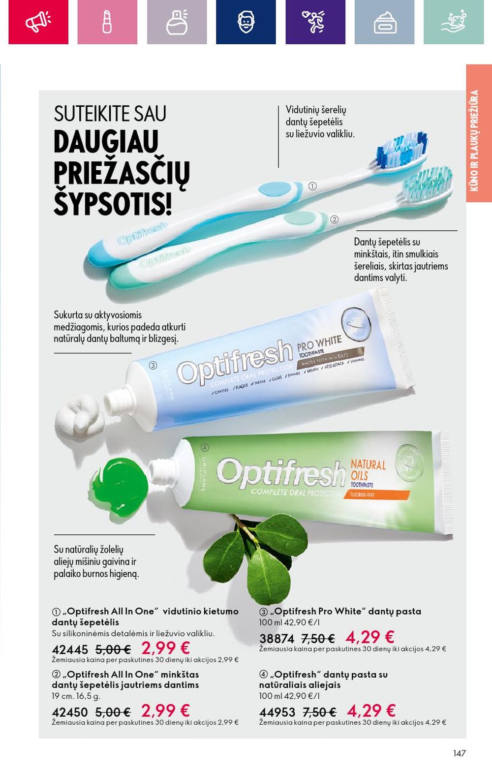 oriflame - ORIFLAME - Katalogas (2024 03 07 - 2024 03 27) - page: 147