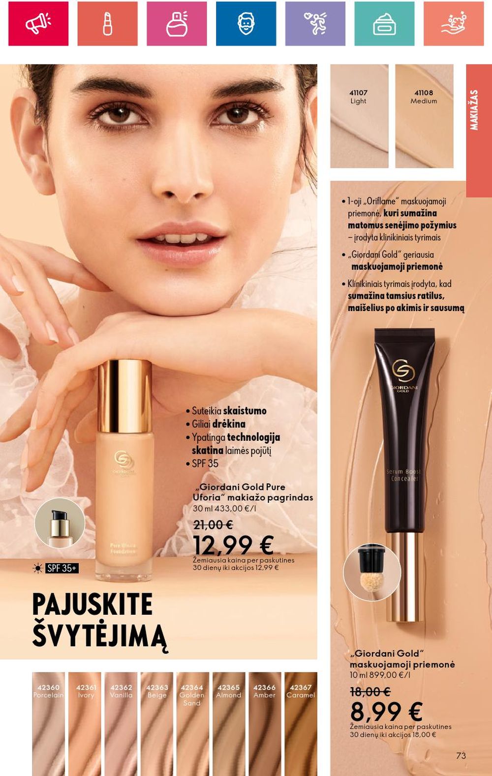 oriflame - ORIFLAME - Katalogas (2024 05 30 - 2024 06 19) - page: 73