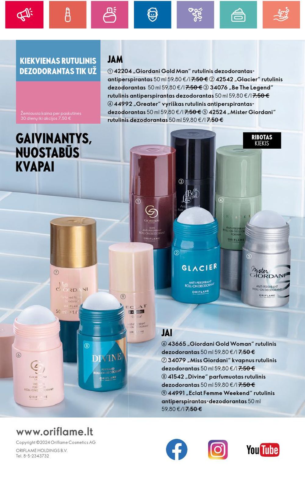 oriflame - ORIFLAME - Katalogas (2024 05 30 - 2024 06 19) - page: 166