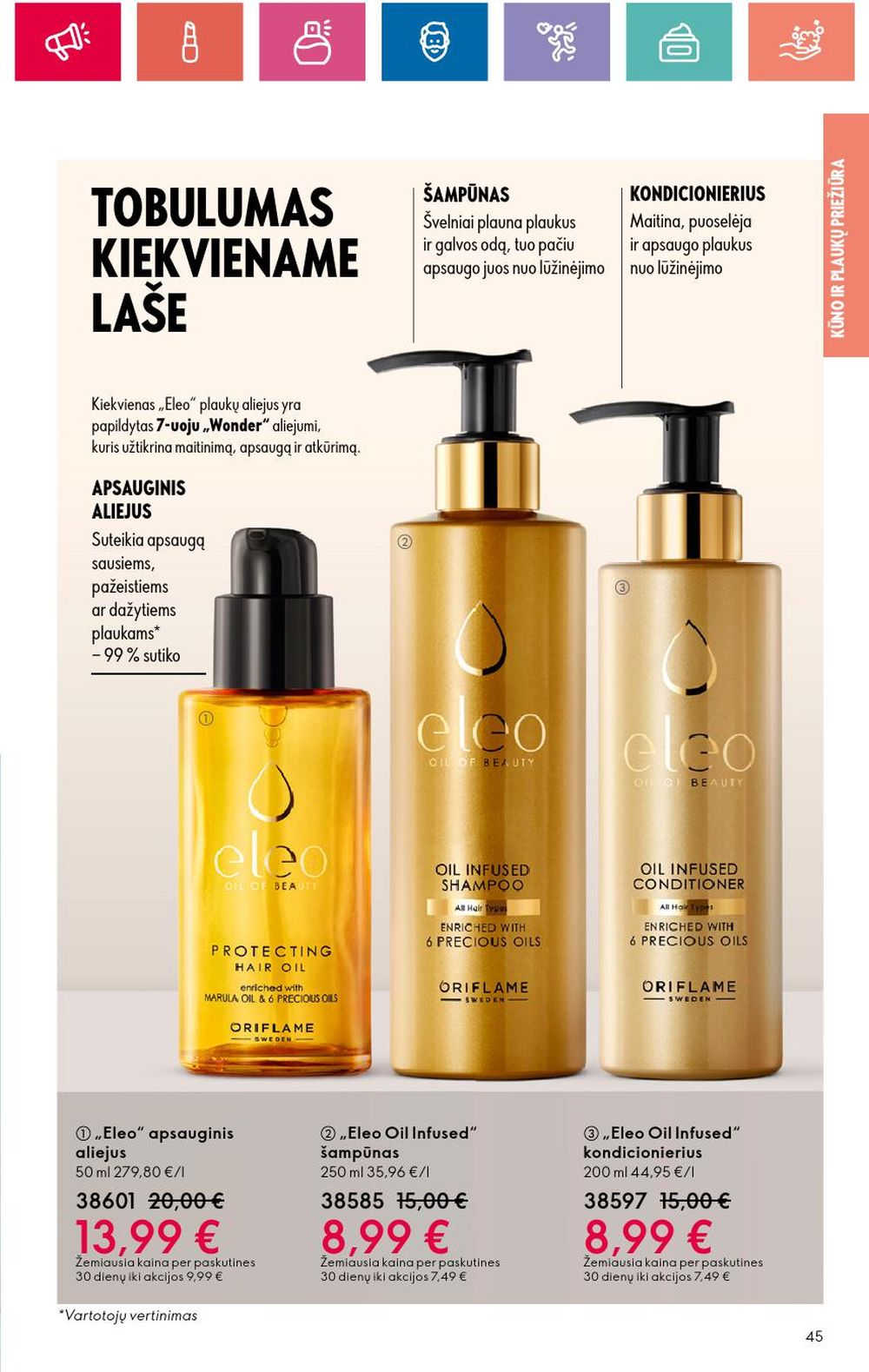 oriflame - ORIFLAME - Katalogas (2024 05 30 - 2024 06 19) - page: 45