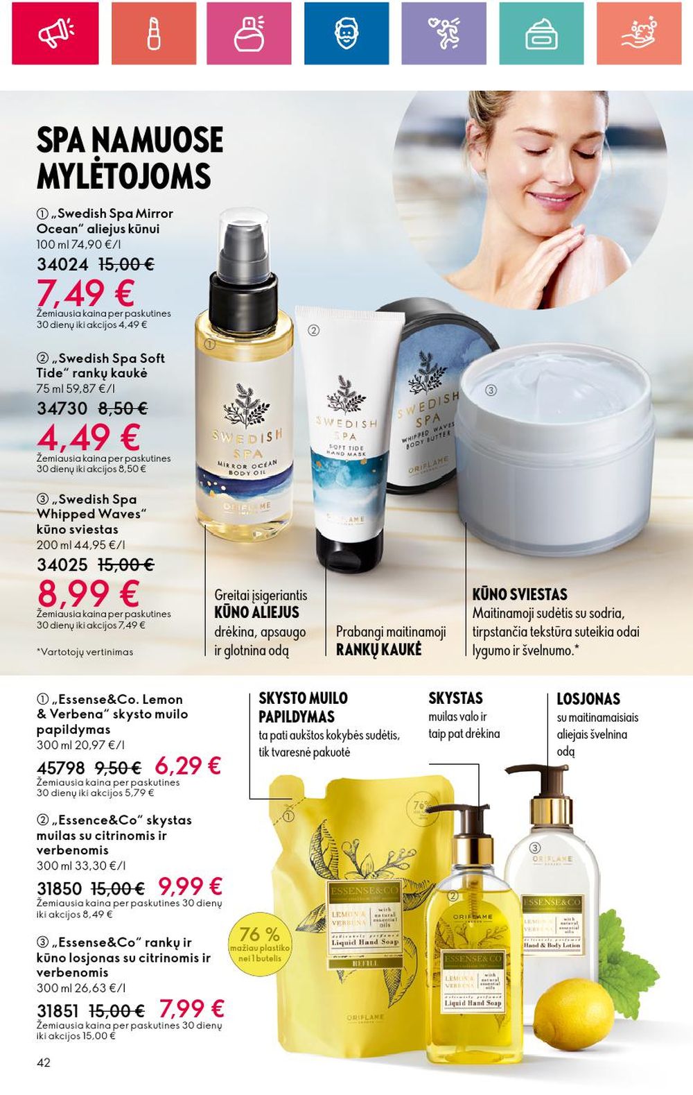 oriflame - ORIFLAME - Katalogas (2024 05 30 - 2024 06 19) - page: 42