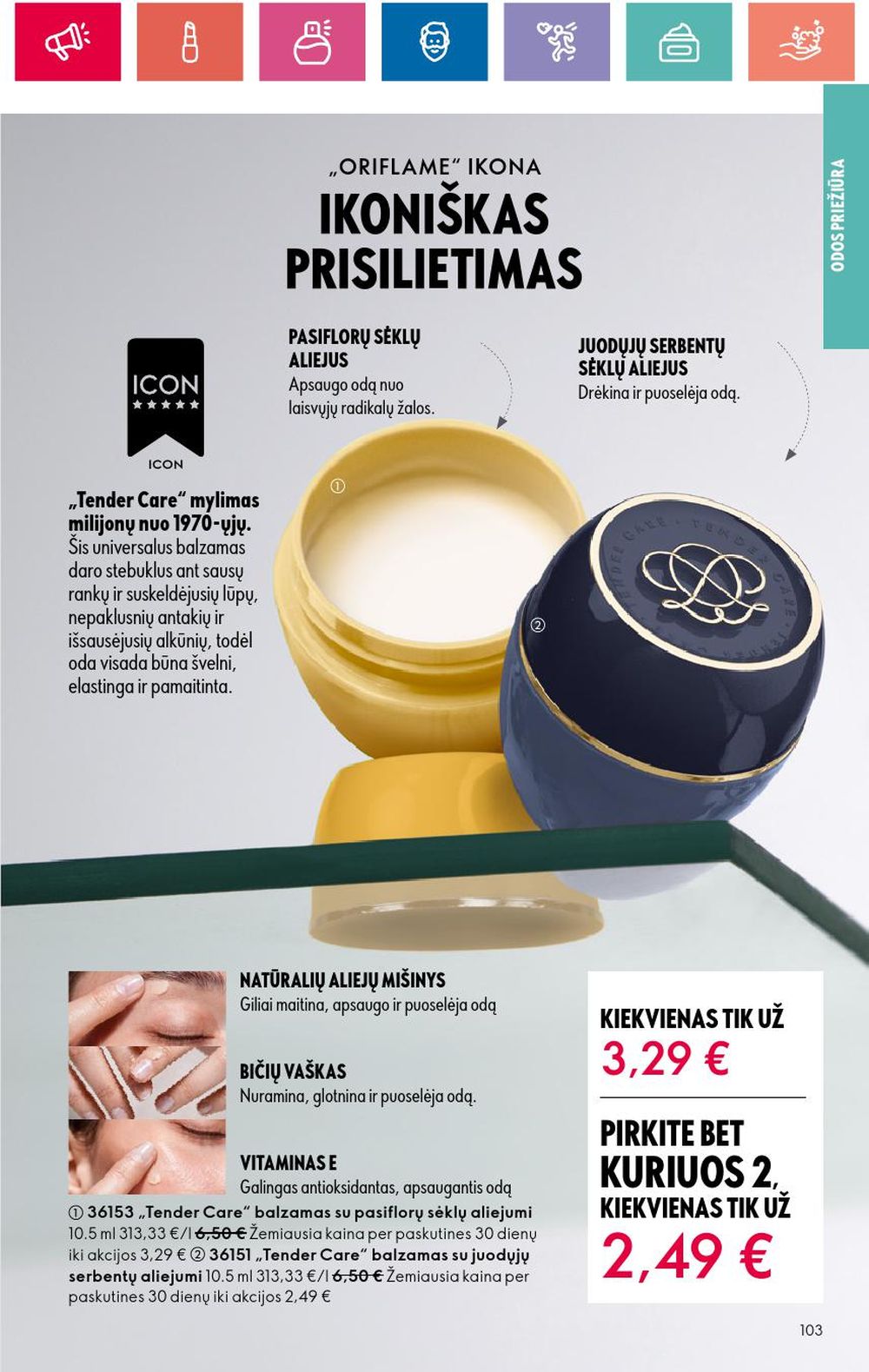 oriflame - ORIFLAME - Katalogas (2024 05 30 - 2024 06 19) - page: 103