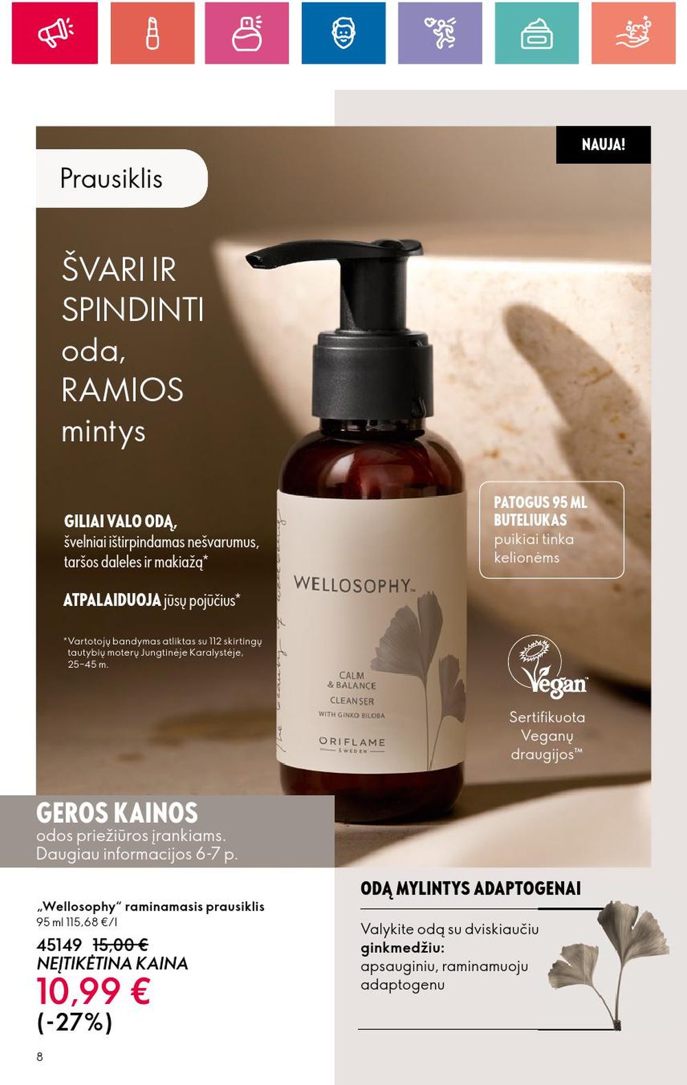 oriflame - ORIFLAME - Katalogas (2024 09 12 - 2024 10 02) - page: 8