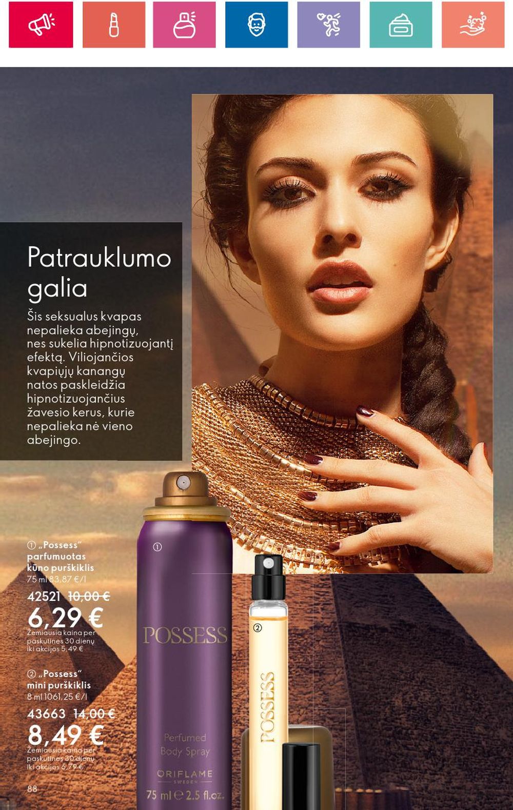 oriflame - ORIFLAME - Katalogas (2024 09 12 - 2024 10 02) - page: 88