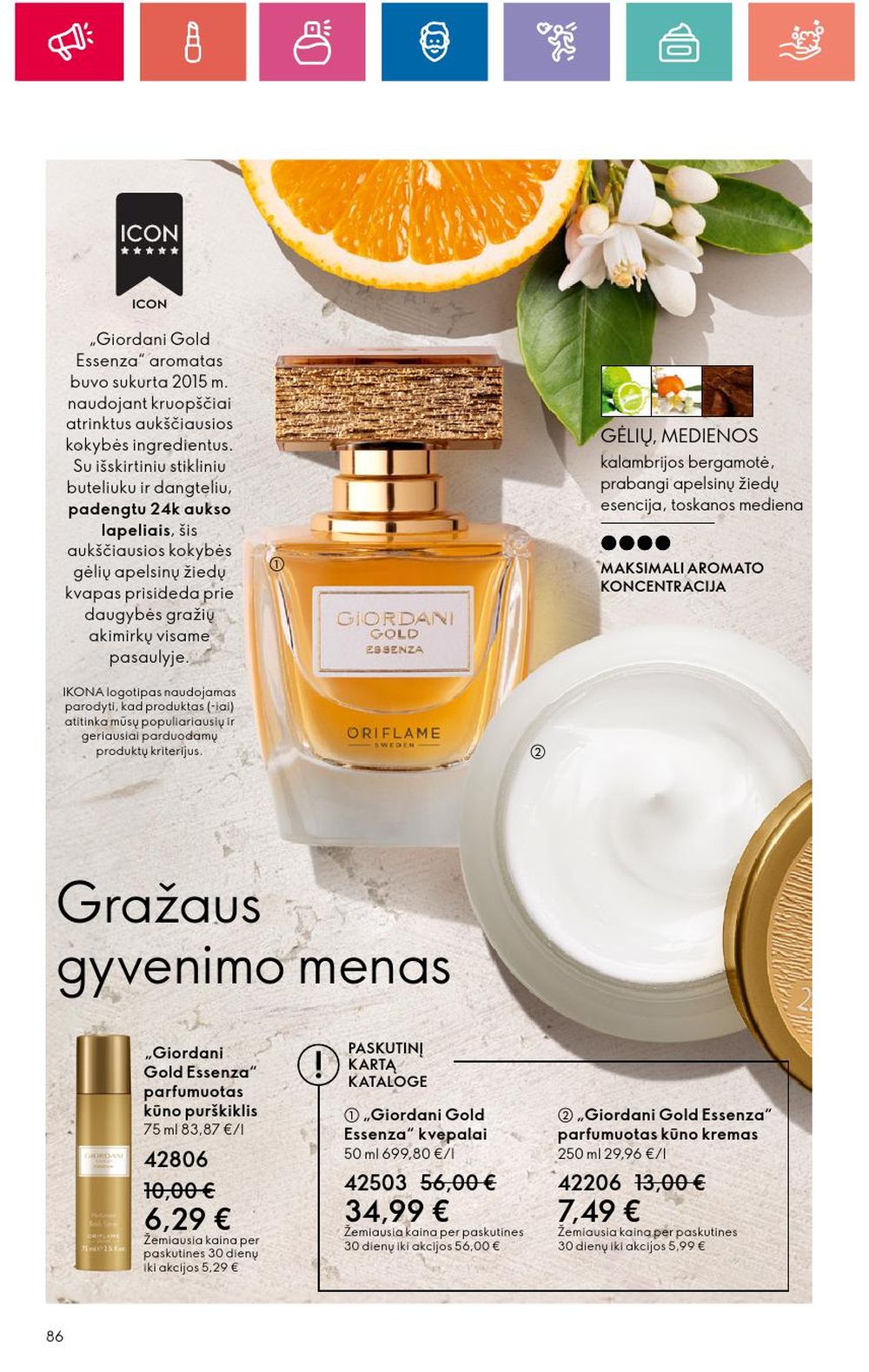 oriflame - ORIFLAME - Katalogas (2024 09 12 - 2024 10 02) - page: 86