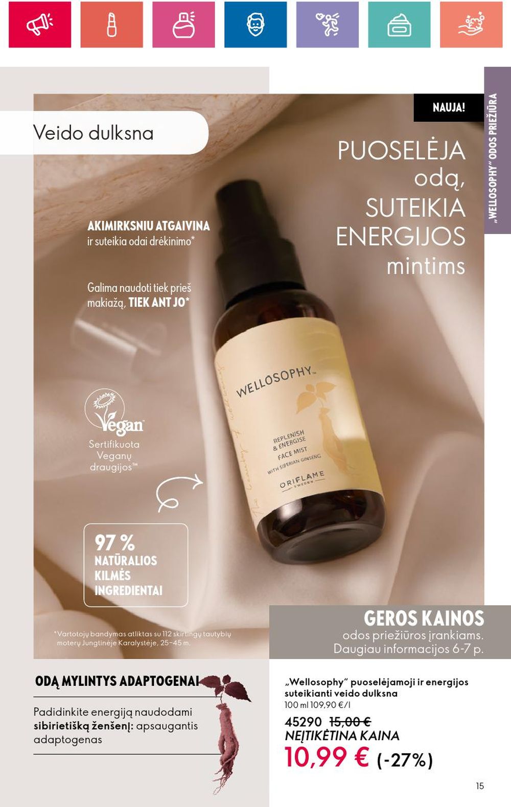 oriflame - ORIFLAME - Katalogas (2024 09 12 - 2024 10 02) - page: 15