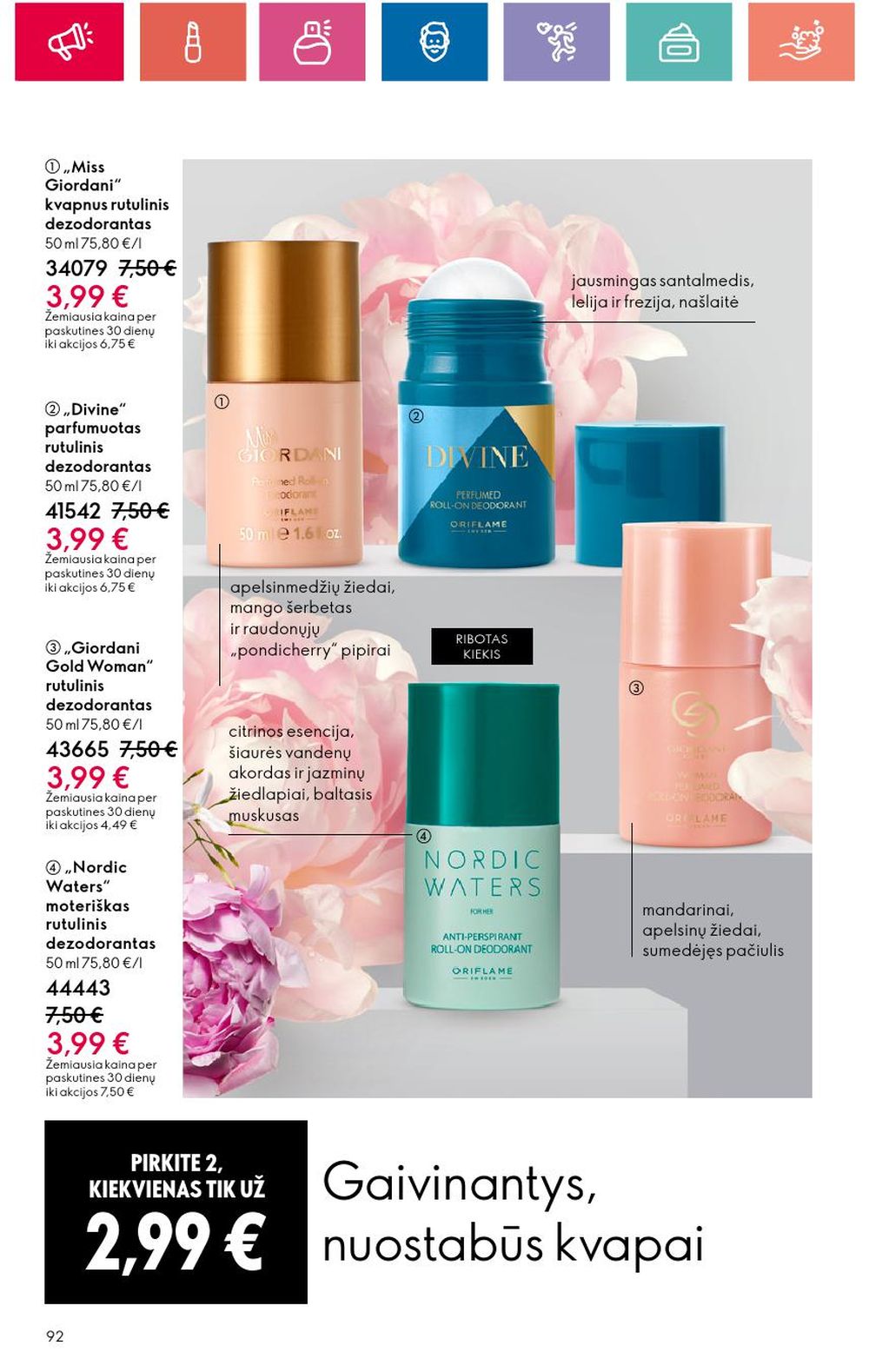 oriflame - ORIFLAME - Katalogas (2024 09 12 - 2024 10 02) - page: 92