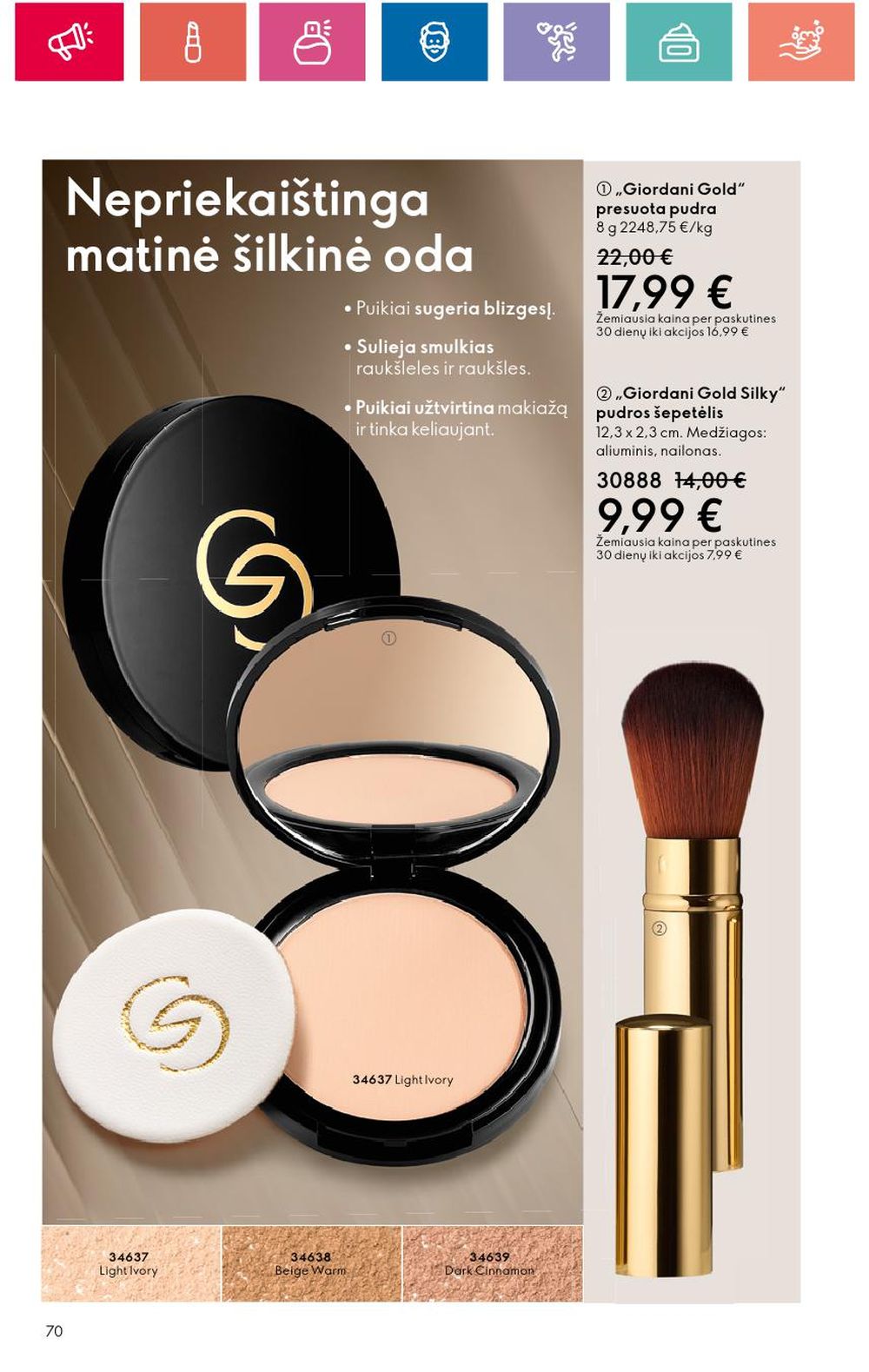 oriflame - ORIFLAME - Katalogas (2024 09 12 - 2024 10 02) - page: 70