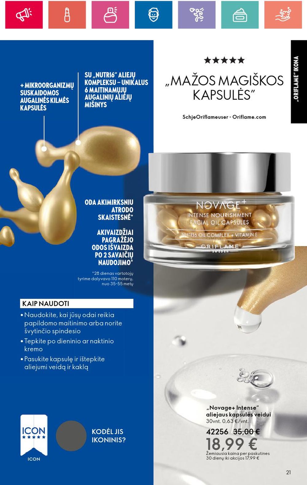 oriflame - ORIFLAME - Katalogas (2024 10 03 - 2024 10 23) - page: 21