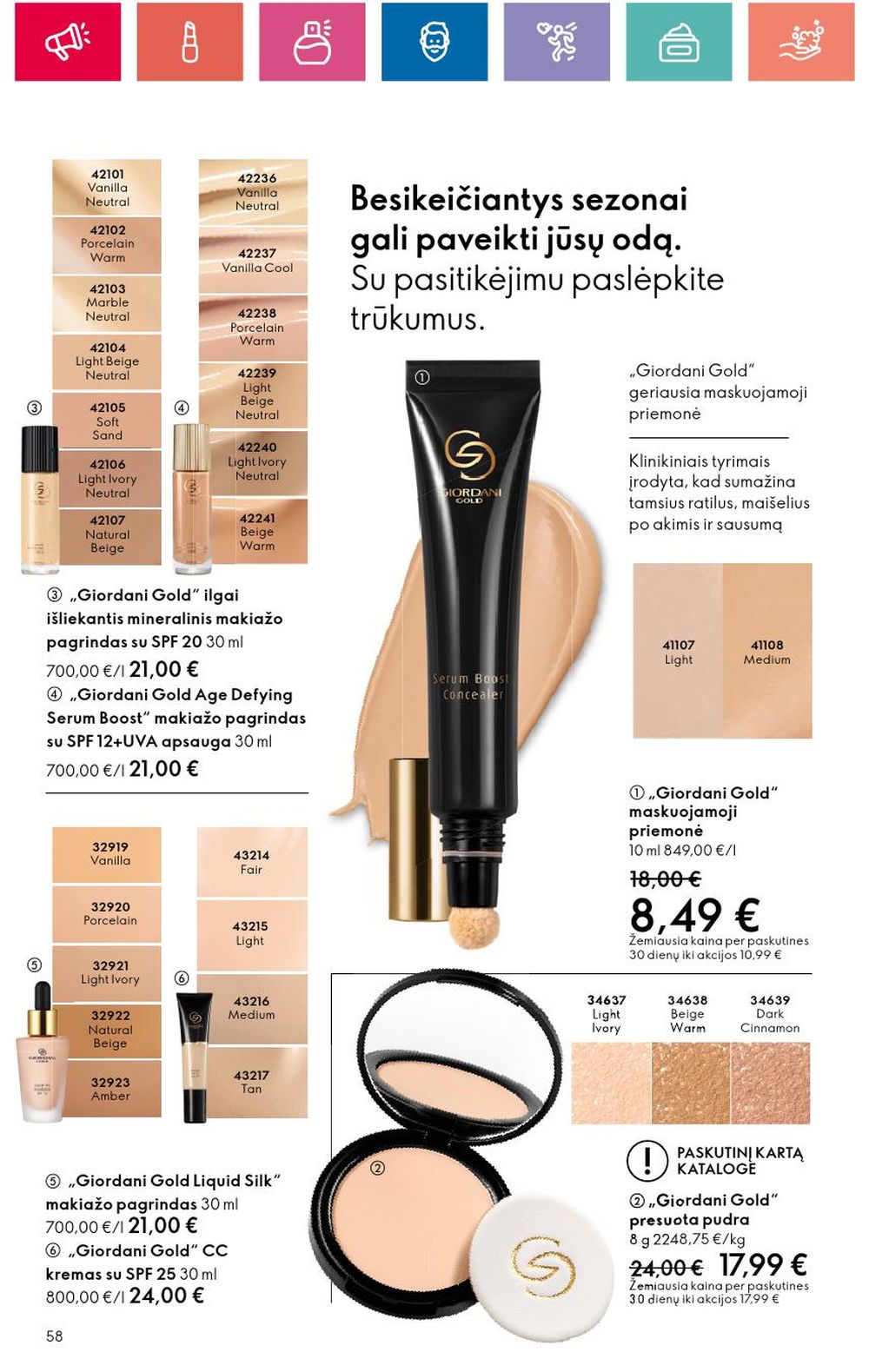 oriflame - ORIFLAME - Katalogas (2024 10 03 - 2024 10 23) - page: 58